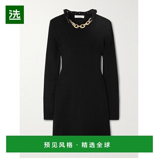 香港直邮Rabanne 女士 短款针织连衣裙 25PMRO066ML0308修身
