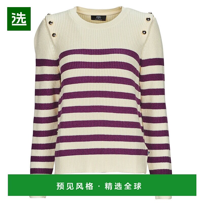 欧洲直邮Le Temps des Cerises 女士 FANIA 针织套衫 米色卫衣