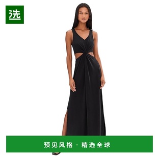 1h可退 香港直邮beyond yoga 女士 World 包围前襟扭纹长款连衣裙