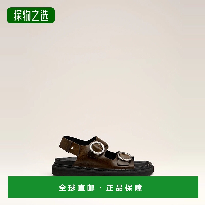 欧洲直邮AMI PARIS 25秋冬 USV303.AL0097.377 女士 平底凉鞋