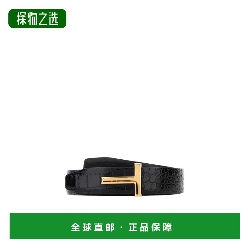 香港直邮Tom Ford 压花 T 字牌皮带 腰带TB224LCL439G