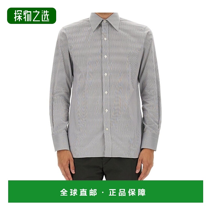香港直邮Tom Ford 条纹衬衫 HSBC01CGP98