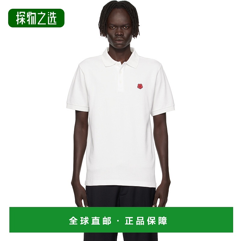 香港直邮kenzo 高田贤三 男士 灰白色 Paris Boke Flower Embroid