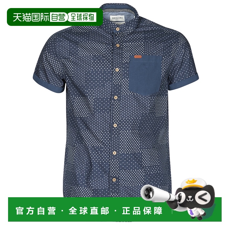 欧洲直邮Deeluxe  ETHNIC 男装短袖衬衫 P4151M-NAVY=03T4151M-NA