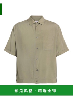 1h可退 香港直邮Brioni 布里奥尼 男士 纯色衬衫 green绿色 舒适