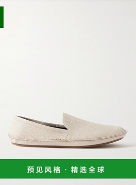 1h可退 香港直邮The Row 女士 Vasko 织纹皮革乐福鞋 F1601L602SA