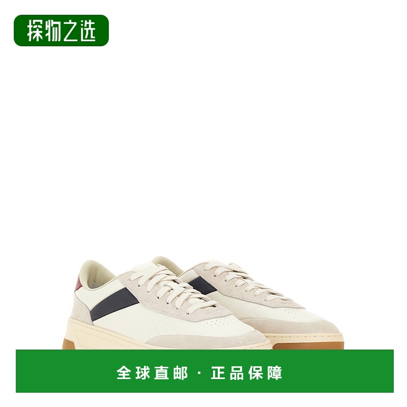 1h可退 欧洲直邮hugo boss 男士 时尚休闲鞋牛皮男鞋板鞋