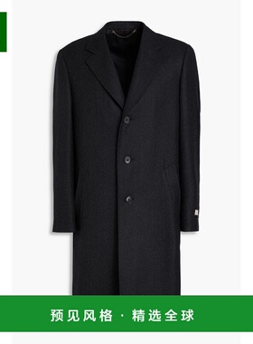 1h可退 香港直邮Canali 康钠丽 男士 羊毛花呢大衣 FF0019357118R
