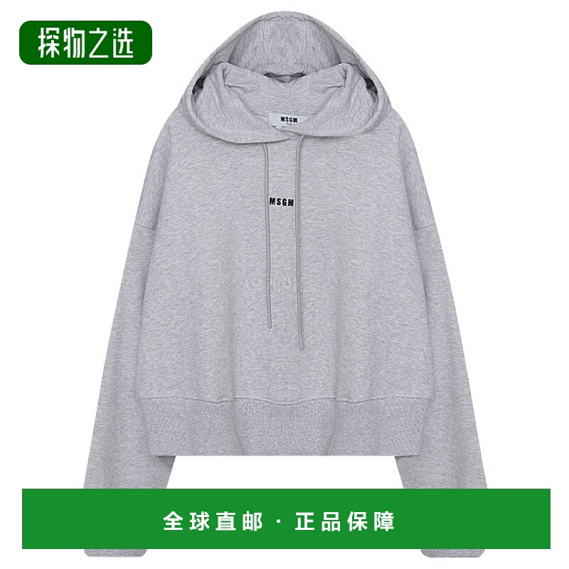 韩国直邮Msgm夹克衫男女同款灰色舒适百搭2000MDM509 200004 94