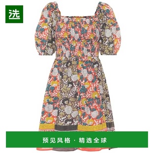 1h可退 香港直邮Velvet 女士 Taria 花朵棉质迷你连衣裙