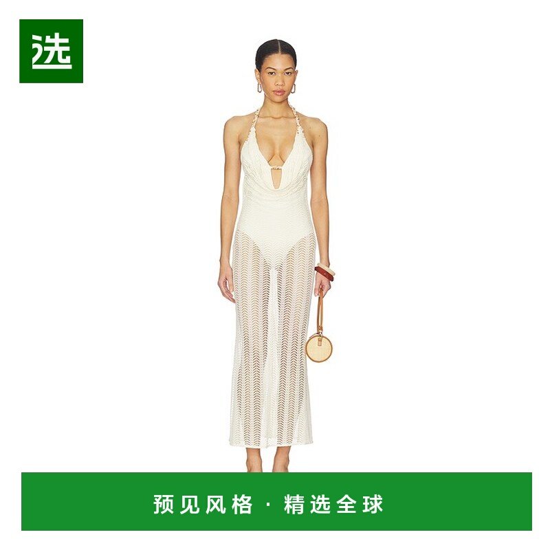 1h可退 香港直邮PATBO 女士 波浪纹长款沙滩连衣裙 VEL32952,女装/女士精品,连衣裙,淘宝优惠券,粉丝福利购,淘宝优惠卷
