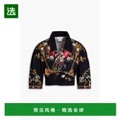 香港直邮camilla 短款 and 1h可退 marc 女士 水晶装 饰印花弹性针