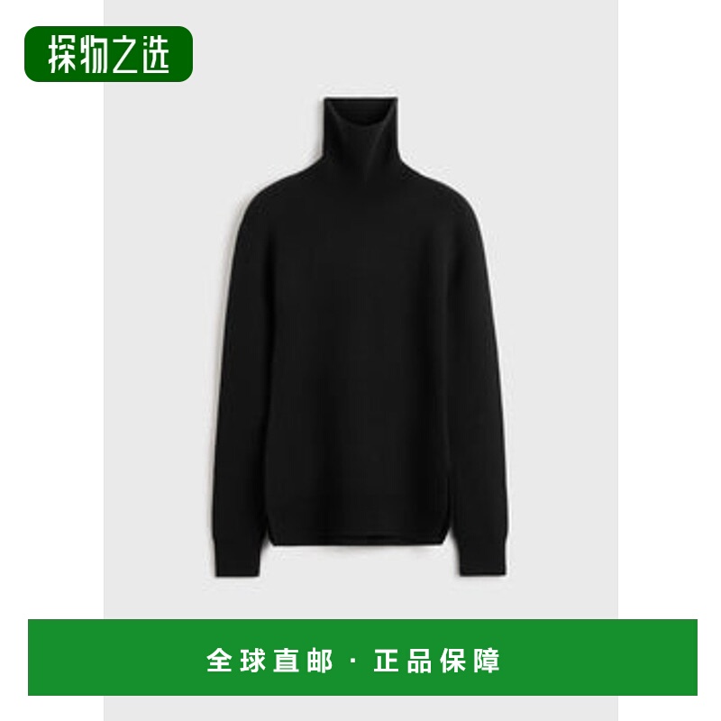 香港直邮toteme 女士 圖騰側開衩高領套頭衫 254WRT0614YA0008