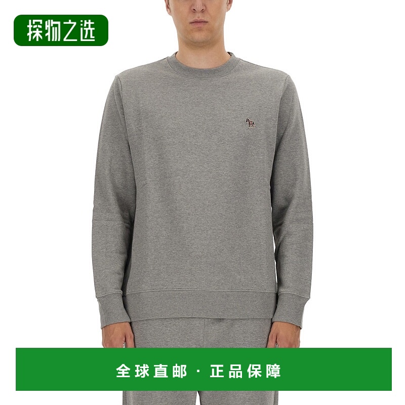 香港直邮Paul Smith 男士 斑马纹拼缀卫衣 M2R027RKZEBRA72