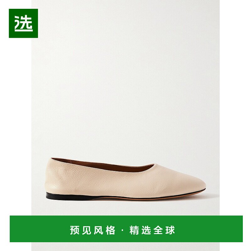1h可退 香港直邮The Row 女士 Awar 皮质芭蕾舞鞋 F1635L59T单鞋