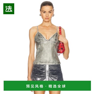 1h可退 香港直邮Diesel 迪赛 女士 牛仔吊带背心 A1684709L79性感