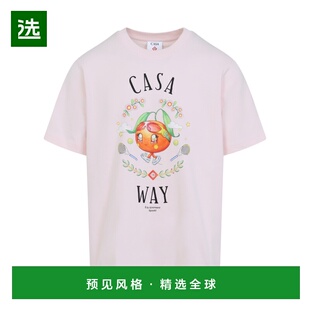 香港直邮CASABLANCA 男士短袖T恤 MAW25JTS00109ORANGEMASCOT男装