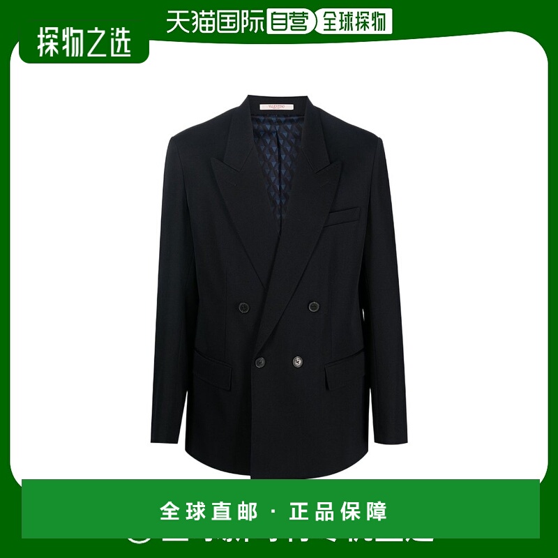 【99新未使用】香港直邮Valentino 翻领长袖西装外套 VCEE058HU59