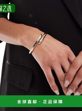 香港直邮ASOS 女士 设计裹式色调手镯(金色) metal金属色 舒适时