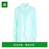 香港直邮Patrizia 女士 Pepe 1h可退 柏翠莎 佩佩 衬衫 green绿色