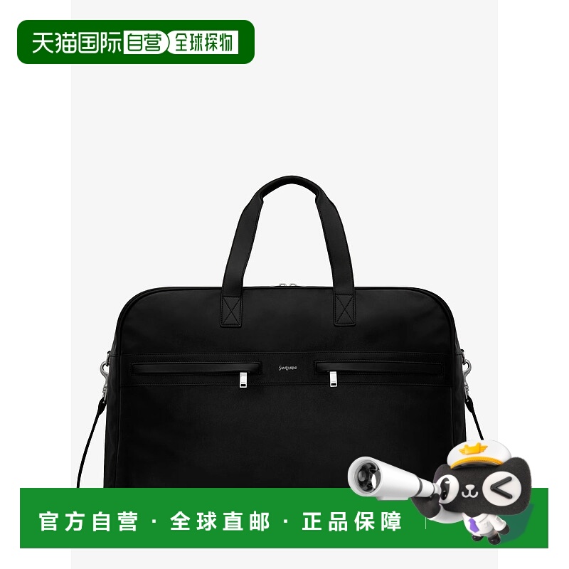 香港直邮Saint Laurent 圣罗兰 男士 CAMP 长光滑皮革旅行包 8219