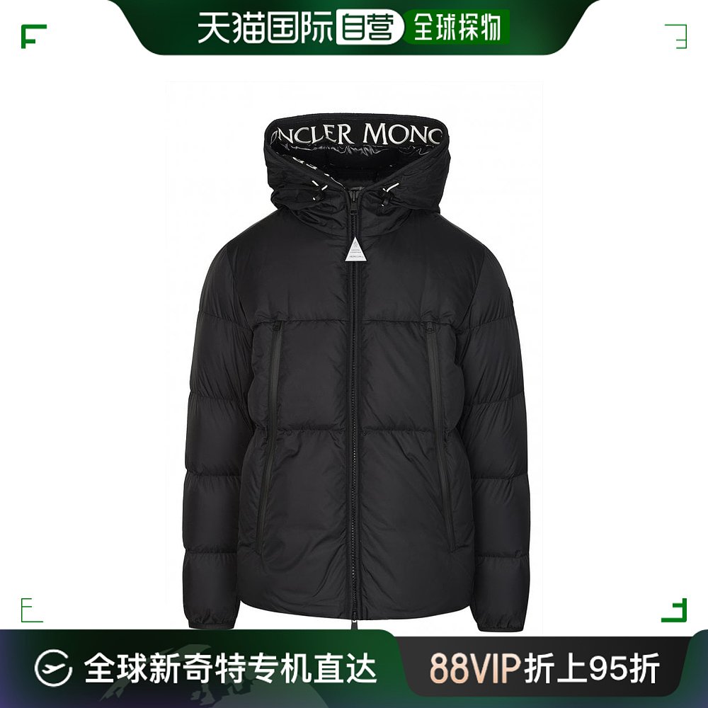 【99新未使用】香港直邮MONCLER 黑色男士羽绒服 1B56900-C0300-9