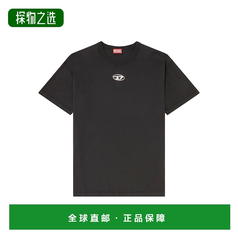 香港直邮Diesel 迪赛 男士 T-Norm-Lod 橢圓形 D 標誌 T 卹 A2029