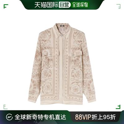 香港直邮Versace 巴洛克图案长袖衬衫 10137661A100535K3805K380