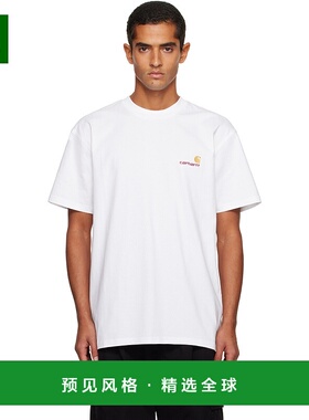 1h可退 香港直邮CARHARTT WIP 男士 白色 American Script T 恤 I