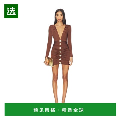 1h可退 香港直邮PATBO 女士 Moonlit 针织长袖迷你连衣裙 VEC3320