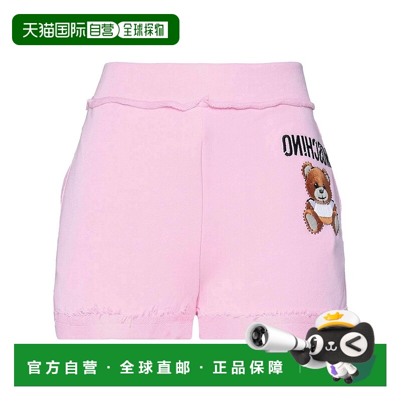1h可退 香港直邮Moschino 莫斯奇诺 女士 短裤 pink粉色 舒适时尚