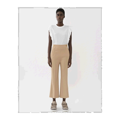 【99新未使用】香港直邮Chloe 喇叭休闲裤 C23SPA11162西装裤