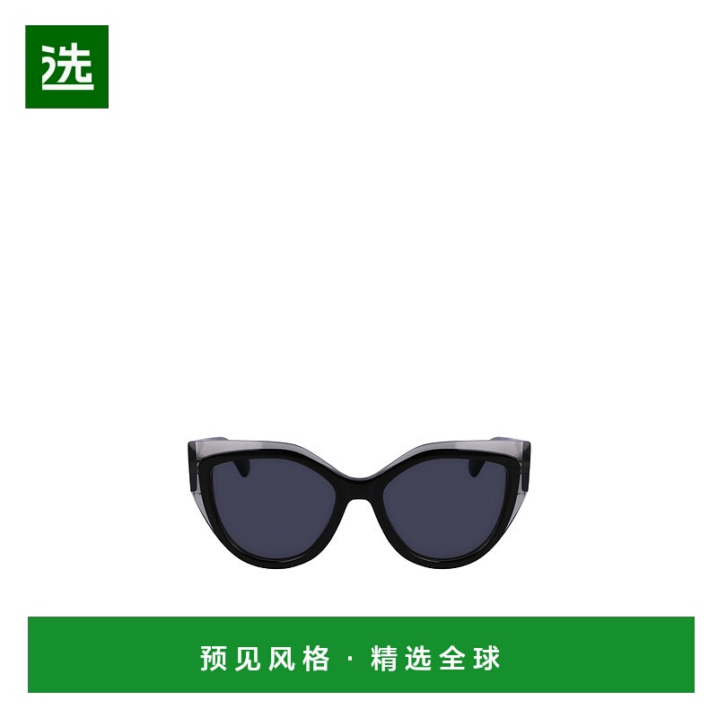 香港直邮Salvatore Ferragamo 几何框架太阳镜 51H004