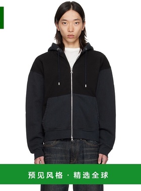 香港直邮Our Legacy 男士 黑色 Rascal 拉链连帽衫卫衣 M2256RP