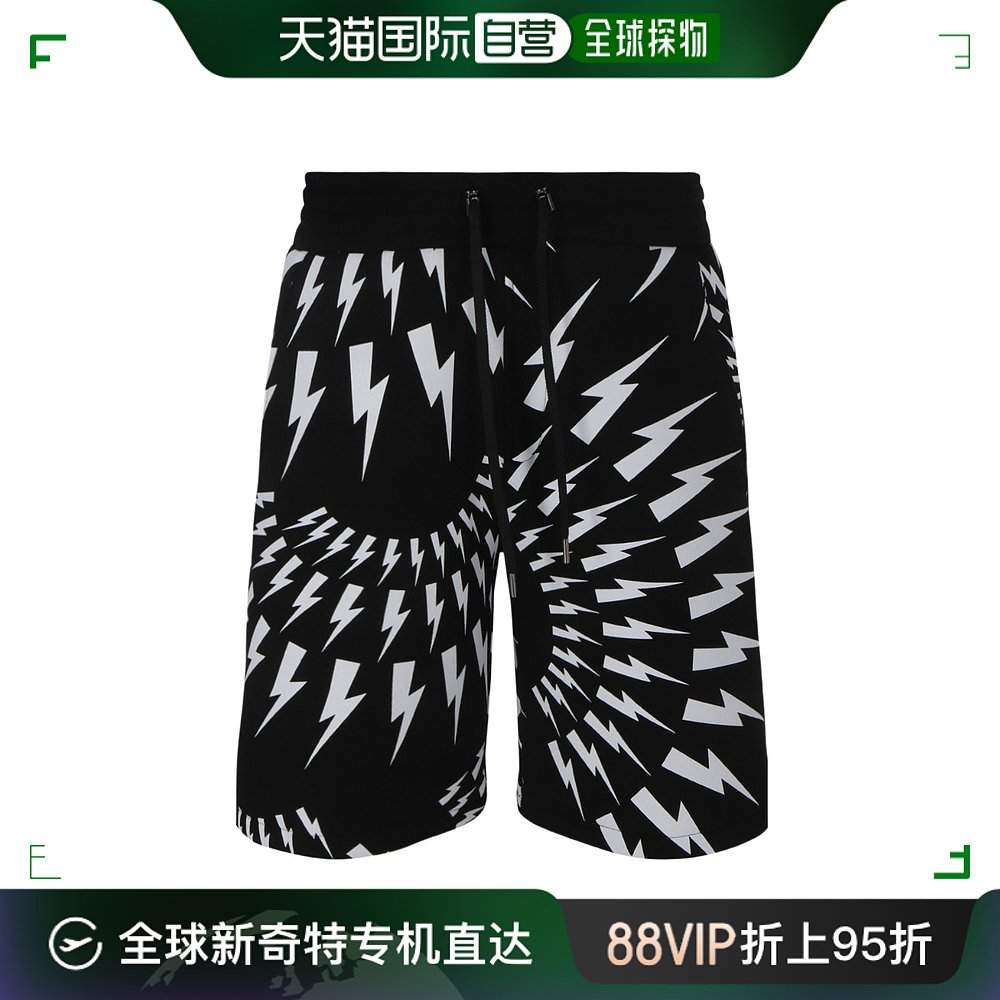香港直邮Neil Barrett徽标短裤 BJP022SS532S