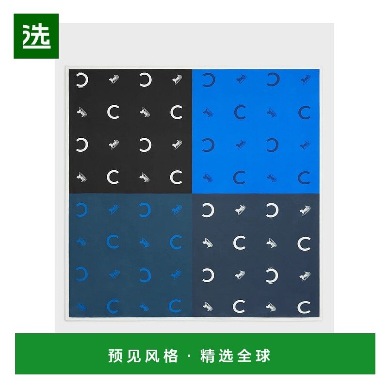 1h可退 香港直邮Celine 方形丝巾 2AW902Q23.