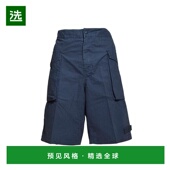 1h可退 CQ55G329 徽标拼缀百慕大短裤 香港直邮Aspesi 男士