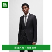 BOSS雨果BOSS BLACK 修身 欧洲直邮HUGO 剪裁初剪羊毛斜纹西装 外套