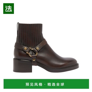 CHL629N4 扣环短筒靴 香港直邮Chloe Dakota