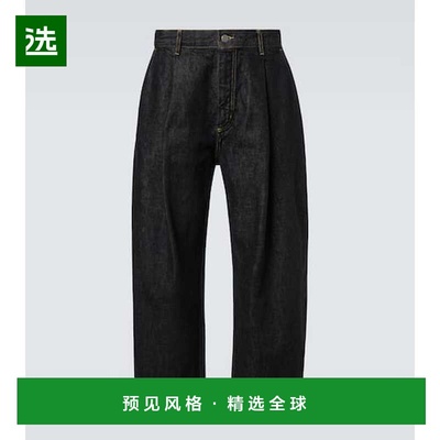 1h可退 香港直邮Studio Nicholson 男士 Puch barrel-leg 牛仔裤