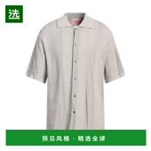 香港直邮Iceberg brown棕色 冰山 1h可退 男士 纯色衬衫 舒适时尚