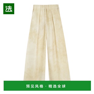 1h可退 香港直邮CORTANA 女士 梦幻真丝阔腿裤 beige米色 舒适时