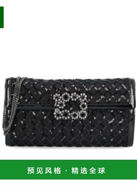 香港直邮Roger Vivier 链条单肩包 RBWAMFD0211TPV手提包