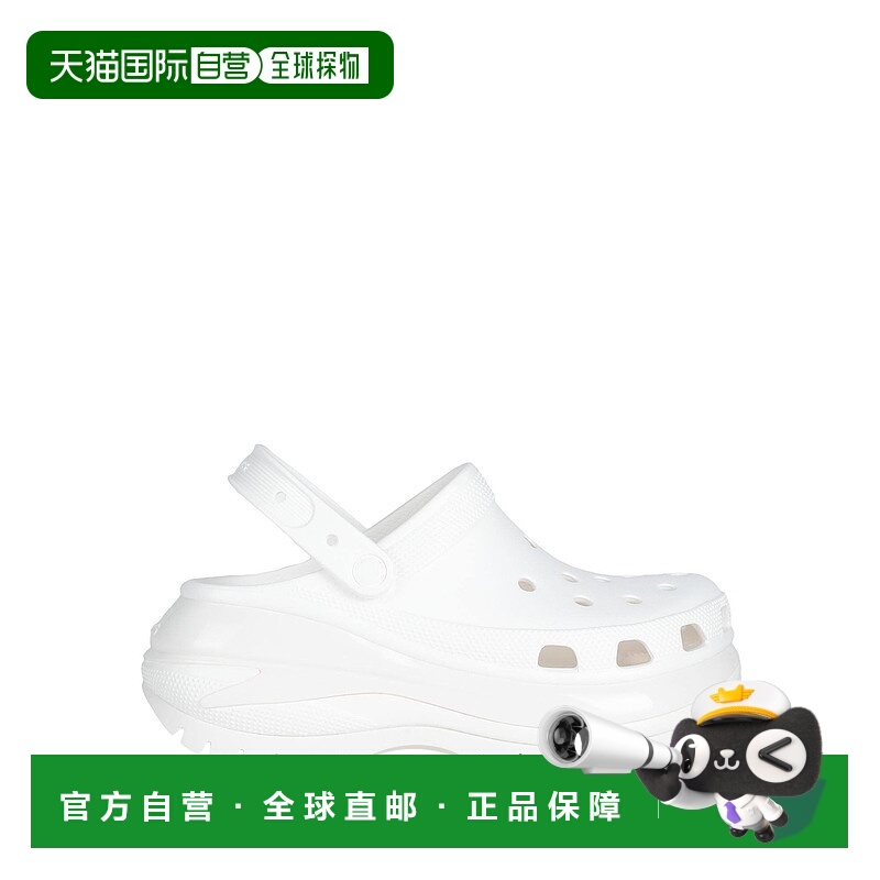 1h可退 香港直邮Crocs 卡骆驰 女士 Mules 木屐 white白色 舒适时