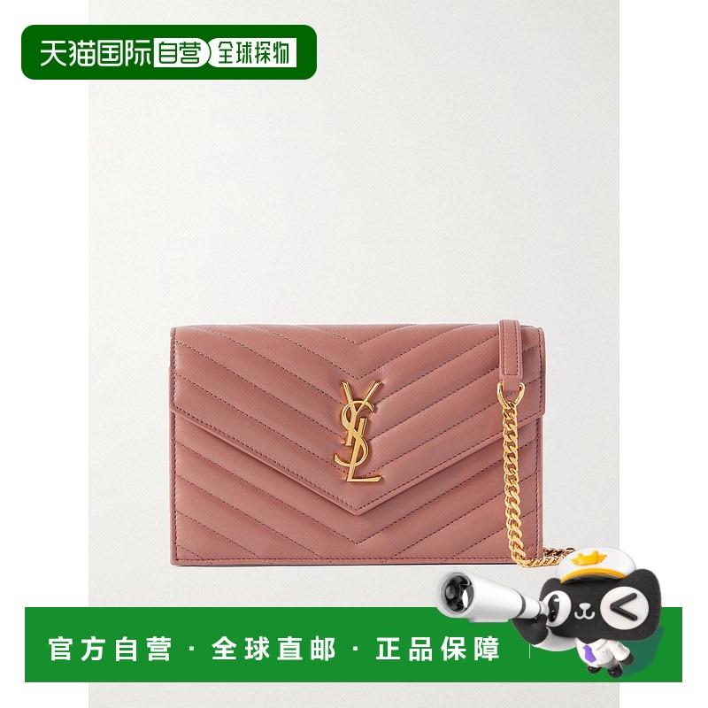 1h可退 香港直邮Saint Laurent 圣罗兰 女士 Cassandre 链条钱包