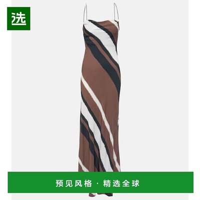 1h可退 香港直邮FAITHFULL THE BRAND 女士 Sisudo 条纹长款连衣