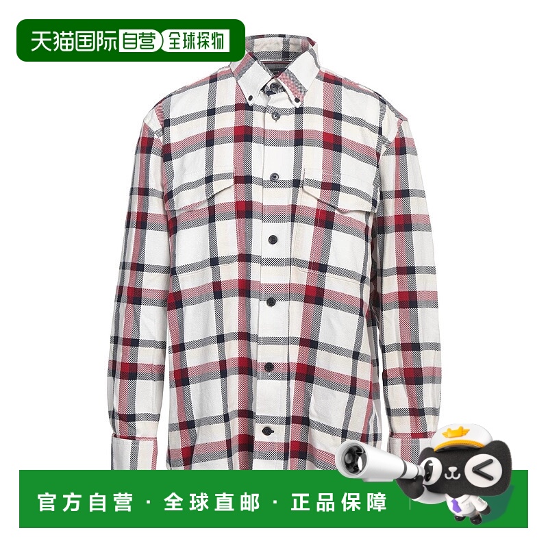1h可退 香港直邮Tommy Hilfiger 汤米·希尔费格 男士 格纹衬衫