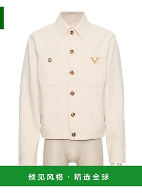 香港直邮VALENTINO 男士夹克 VDC14FB9WA03 SS2026 白色 长袖休闲