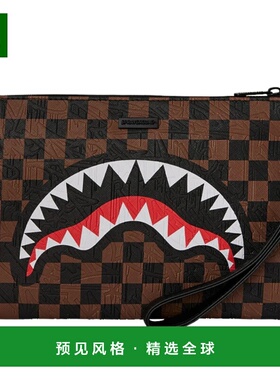 1h可退 香港直邮Sprayground 男士手拿包 910B8239NSZBROWN SS202