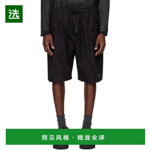 1h可退 香港直邮South2 West8 男士 黑色 Belted C.S. 短裤 QV558
